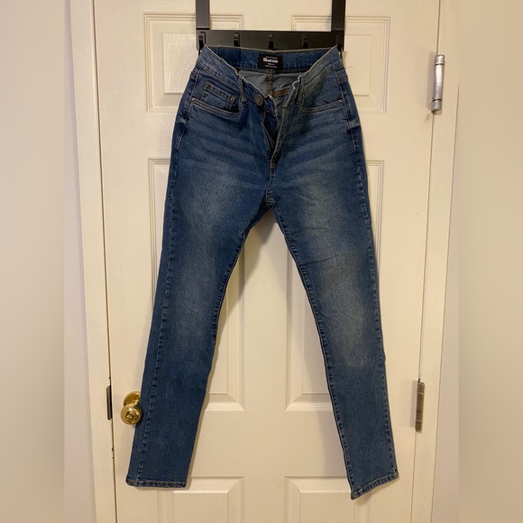 Skinny Fit Dark Blue Denim Jeans - Men’s 32/32 - Bluenotes - Picture 1 of 1